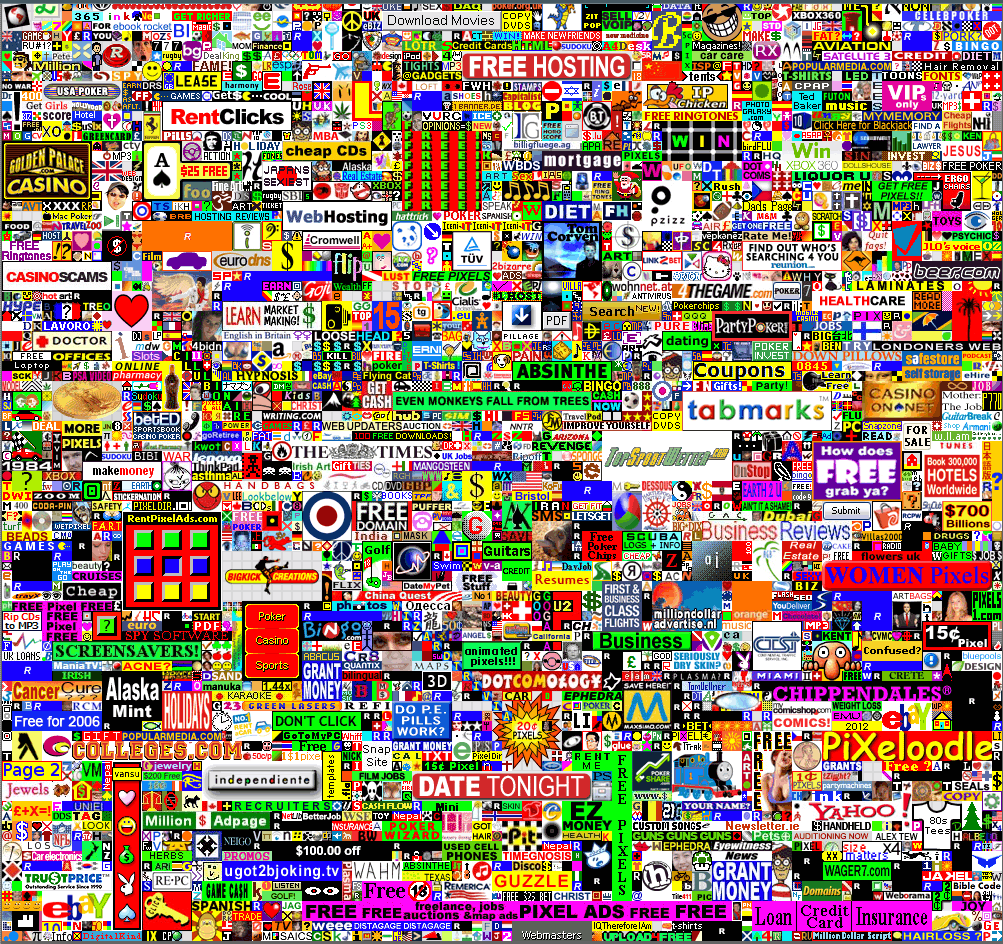 The Million Dollar Homepage