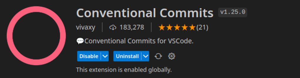 conventional commits